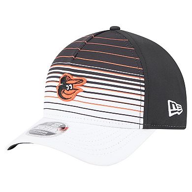 Men's New Era Black Baltimore Orioles Gradient 9FORTY M-Crown Adjustable Hat