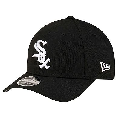 Men's New Era Black Chicago White Sox Player Replica 9FORTY Adjustable Hat