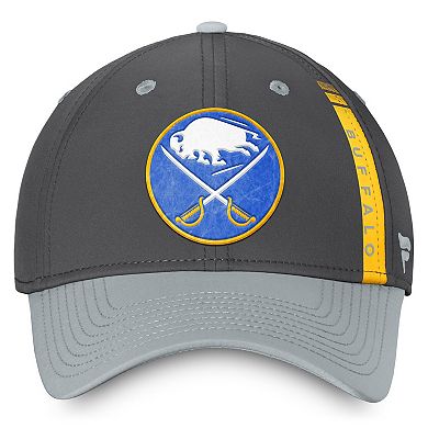 Men's Fanatics Charcoal Buffalo Sabres Authentic Pro Training Camp Flex Hat