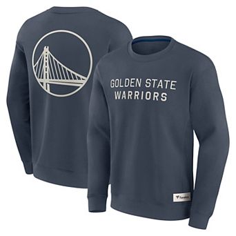 Men's Fanatics Blue Golden State Warriors Future Ground Lettering Elements Premium Pullover Sweatshirt