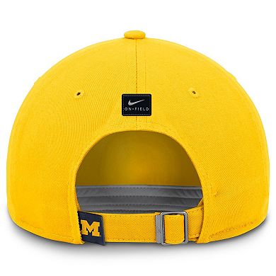 Men's Nike Maize Michigan Wolverines Club Adjustable Hat