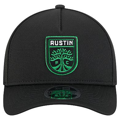 Men's New Era Black Austin FC 2025 Jersey Hook 9FORTY M-Crown Adjustable Hat