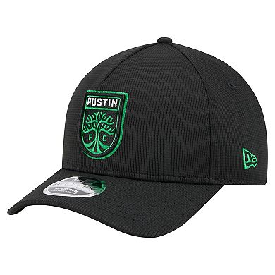 Men's New Era Black Austin FC 2025 Jersey Hook 9FORTY M-Crown Adjustable Hat