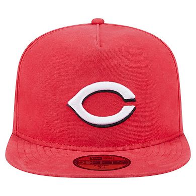 Men's New Era Red Cincinnati Reds Championship Side Flag A-Frame 59FIFTY Fitted Hat