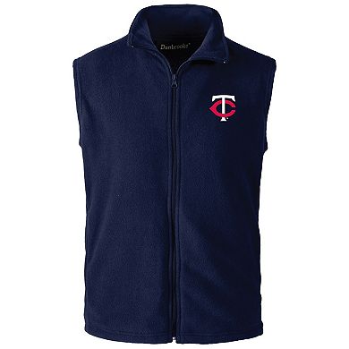 Men's Dunbrooke Navy Minnesota Twins Full-Zip Vest