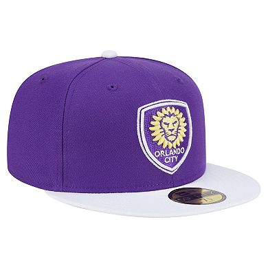 Men's New Era Purple Orlando City SC 2025 Kickoff 59FIFTY Fitted Hat