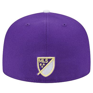 Men's New Era Purple Orlando City SC 2025 Kickoff 59FIFTY Fitted Hat