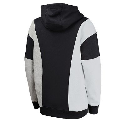 Youth Black San Antonio Spurs Ace In the Hole Pullover Hoodie