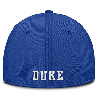 Men's Nike Royal Duke Blue Devils 2025 Dugout Coaches Rise Swoosh Performance Flex Hat
