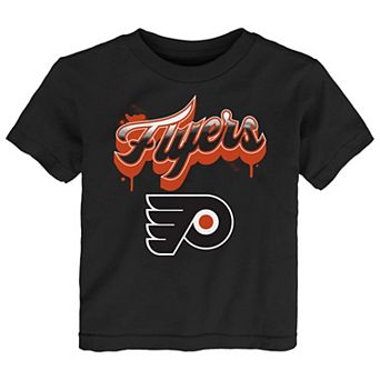 Toddler Black Philadelphia Flyers Bubbly Script T-Shirt