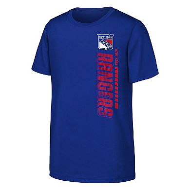 Youth Blue New York Rangers Atmosphere T-Shirt
