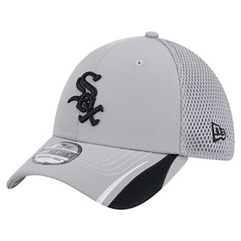 Men's New Era Gray Chicago White Sox Linear 39THIRTY Flex-Fit Hat