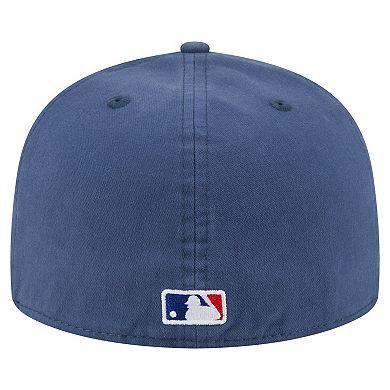 Men's New Era Blue Los Angeles Dodgers Championship Side Flag A-Frame 59FIFTY Fitted Hat