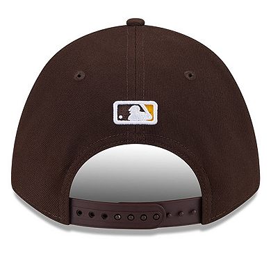 Men's New Era Brown San Diego Padres Player Replica 9FORTY Adjustable Hat