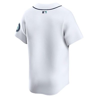 Men's Nike White Seattle Mariners Home Limited Jersey