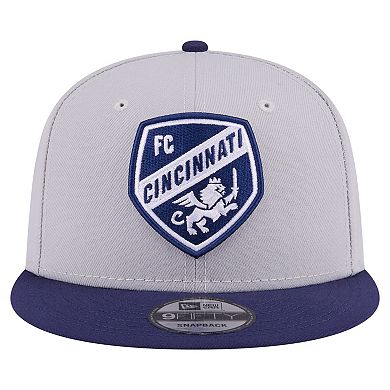 Men's New Era Gray FC Cincinnati Color Pack Two-Tone 9FIFTY Snapback Hat