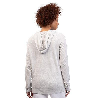 Women's G-III 4Her by Carl Banks Oatmeal Philadelphia Phillies Pregame Pullover Hoodie