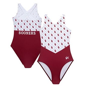 Youth Crimson Oklahoma Sooners Elite Replica Leotard