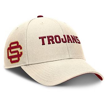 Men's Nike Natural USC Trojans Primetime Rise Adjustable Hat