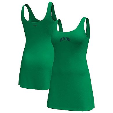 Women's Under Armour Kelly Green Notre Dame Fighting Irish Gameday Motion Active Dress