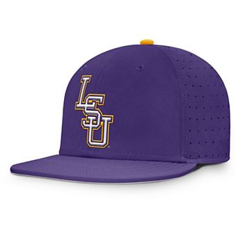 Men's Nike Purple LSU Tigers On-Field Dugout True Performance Fitted Hat