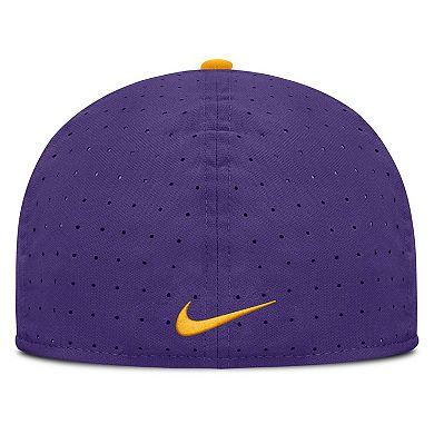 Men's Nike Purple LSU Tigers On-Field Dugout True Performance Fitted Hat