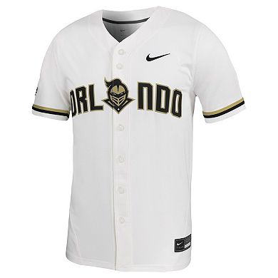 Men's Nike White UCF Knights Replica Baseball Jersey