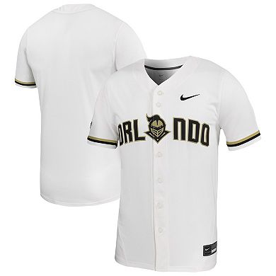 Men's Nike White UCF Knights Replica Baseball Jersey