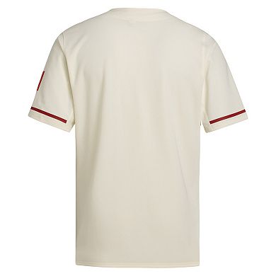 Men's adidas Cream Indiana Hoosiers Replica Baseball Jersey