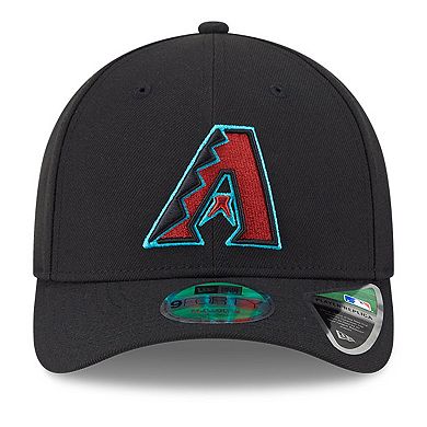Men's New Era Black Arizona Diamondbacks Player Replica 9FORTY Adjustable Hat