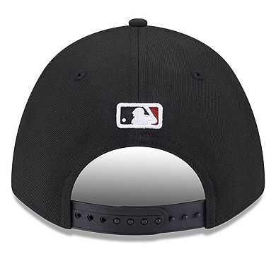 Men's New Era Black Arizona Diamondbacks Player Replica 9FORTY Adjustable Hat
