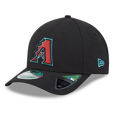 Men's New Era Black Arizona Diamondbacks Player Replica 9FORTY Adjustable Hat
