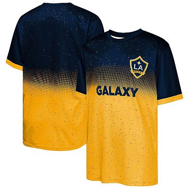 Youth Outerstuff Navy LA Galaxy Stalwart Defender T-Shirt