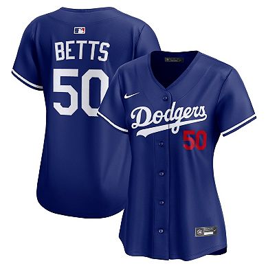 Women's Nike Mookie Betts Royal Los Angeles Dodgers Alternate Limited Jersey