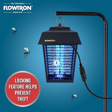 Flowtron SP-200 Security Lantern Pole, Garden Hanging Pole for MK Model Outdoor Bug Zappers