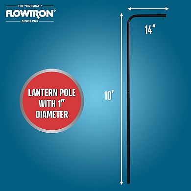 Flowtron SP-200 Security Lantern Pole, Garden Hanging Pole for MK Model Outdoor Bug Zappers