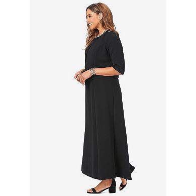 Jessica London Women's Plus Size 2-Piece Beaded Jacket Dress