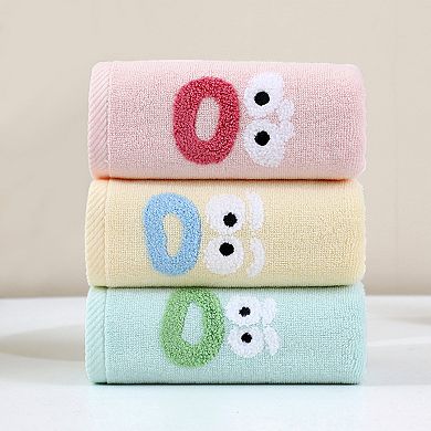 4 Pack Cute Cartoon Pattern Hand Towels, 14"x 30" Hand Towel Set, Soft Absorbent Towels for Bathroom