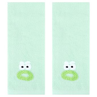 2 Pack Cute Cartoon Pattern Hand Towels, Cotton Hand Towel Set, Soft Absorbent Towels for Bathroom