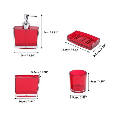 1 Set Lightweight Bathroom Accessories Set for Bathroom Vanities