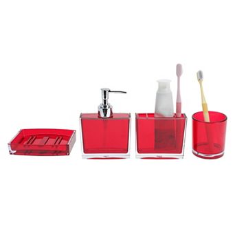 1 Set Lightweight Bathroom Accessories Set for Bathroom Vanities