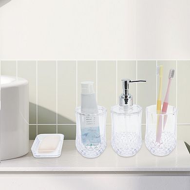 1 Set Durable Bathroom Accessories Set for Bathroom Vanities