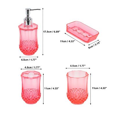 1 Set Durable Bathroom Accessories Set for Bathroom Vanities