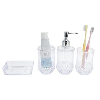 1 Set Durable Bathroom Accessories Set for Bathroom Vanities