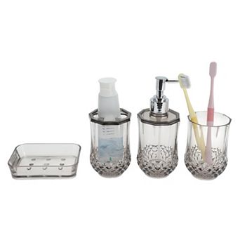1 Set Durable Bathroom Accessories Set for Bathroom Vanities
