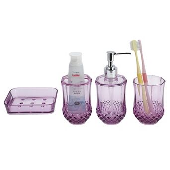 1 Set Durable Bathroom Accessories Set for Bathroom Vanities