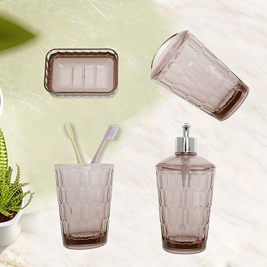 1 Set Transparent Bathroom Accessories Set for Bathroom Vanities