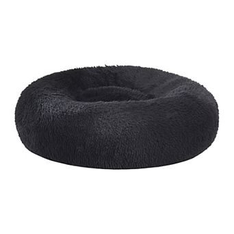 Sweet Home Round Soft Faux Fur Donut Pet Bed