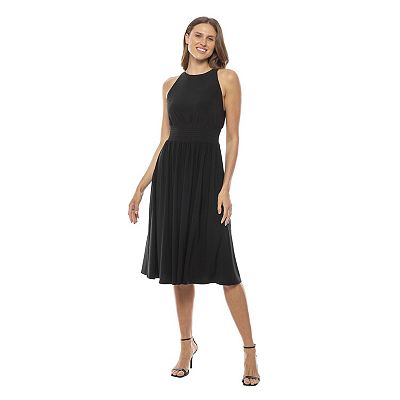 Marina Midi Dress - Black - Small