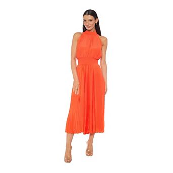 Women's Marina Sleeveless Pleated Dress